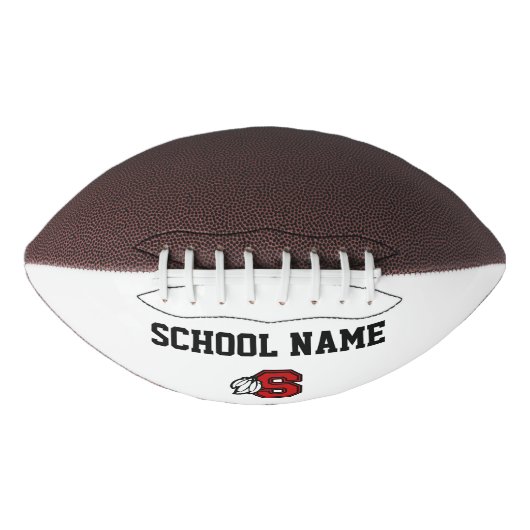 Gepersonaliseerd Football op de middelbare school (Voorkant)