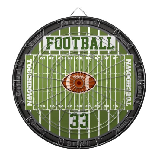 Gepersonaliseerd Football Veld Multi-Target Dartbo Dartbord (Voorkant)