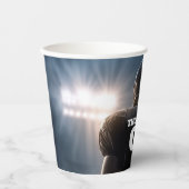 Gepersonaliseerd Football verjaardagsfeestje Papieren Bekers (Voorkant)