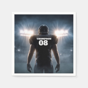 Gepersonaliseerd Football verjaardagsfeestje Servet