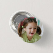 Gepersonaliseerd Foto Birthday Button (Voorkant /achterkant)