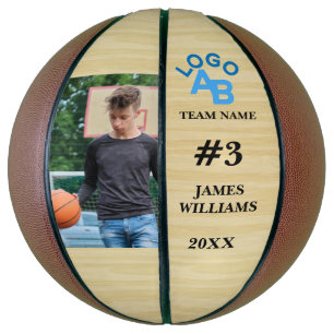 Gepersonaliseerd Foto en naamcadeau Basketbal