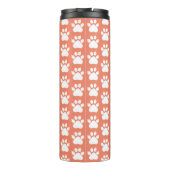 Gepersonaliseerd foto- en pootprint thermosbeker (Achterkant)