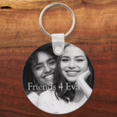 Gepersonaliseerd Foto Friends 4 Eva Sleutelhanger (Voorkant)