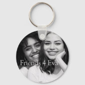 Gepersonaliseerd Foto Friends 4 Eva Sleutelhanger (Achterkant)