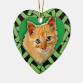 Gepersonaliseerd Foto op Heart Shaped Ornament (Links)