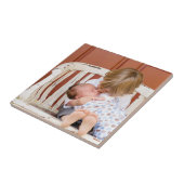 Gepersonaliseerd foto persoonlijk tegeltje (Zijkant)