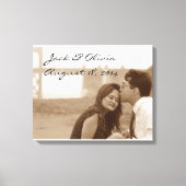 Gepersonaliseerd fotocanvas canvas afdruk (Voorkant)