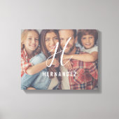 Gepersonaliseerd fotocanvas van Monogram Canvas Afdruk (Voorkant)