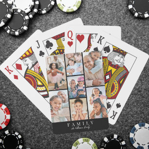 Gepersonaliseerd Fotocollage Pokerkaarten