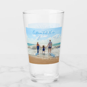 Gepersonaliseerd Fotoglas met Aangepaste Tekst Glas
