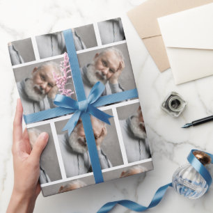 Gepersonaliseerd fotoraster Gift Wrapping Paper Cadeaupapier