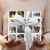 Gepersonaliseerd fotoverzamelpapier cadeaupapier