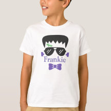 Gepersonaliseerd Frankenstein Halloween T-shirt