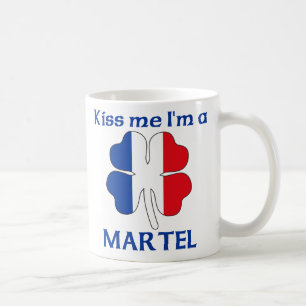 Gepersonaliseerd Frans Kus me Ik ben Martel Koffiemok
