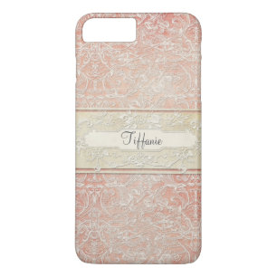 Gepersonaliseerd  Frans Regency Lace Etched iPhone 8 Plus / 7 Plus Hoesje