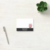 Gepersonaliseerd Funny Fat Pink Pig Post-it® Notes (Kantoor)