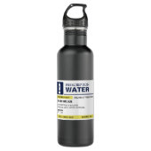 Gepersonaliseerd Funny Prescription Water Waterfles (Voorkant)