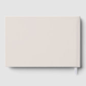 Gepersonaliseerd gastenboek, aangepaste bruiloft g gastenboek (Achterkant)