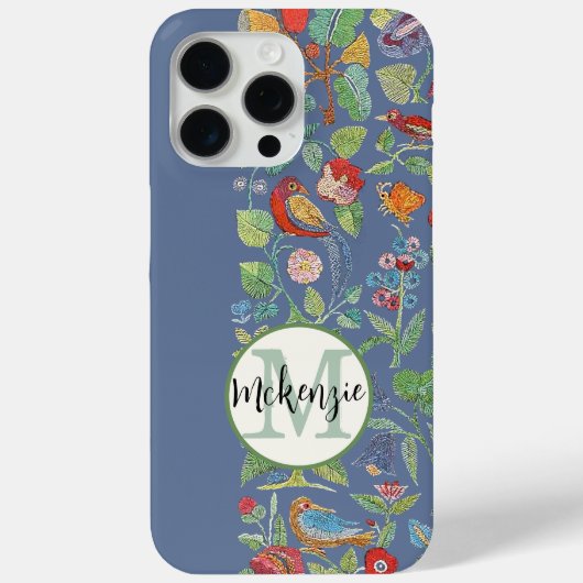 Gepersonaliseerd geborduurd patroon Case-Mate iPhone case (Achterkant)