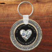 Gepersonaliseerd gedenkteken sleutelhanger (Voorkant)