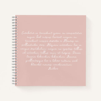 Gepersonaliseerd gedicht, liedtekst, citaat notitieboek