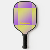 Gepersonaliseerd geel tot Paarse verloop Pickleball Paddle (Achterkant)