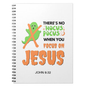 GEpersonaliseerd GEEN HOCUS POCUS Christelijk Hall Notitieboek