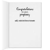 Gepersonaliseerd Gefeliciteerd met je Kaart (Binnen (Rechts))