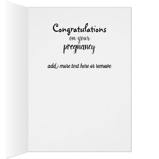 Gepersonaliseerd Gefeliciteerd met je Kaart (Binnen (Rechts))