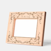 Gepersonaliseerd gegraveerd hout kerst Afbeelding  (Links)