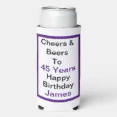 Gepersonaliseerd gejuich en bier (Seltzer Voorkant)