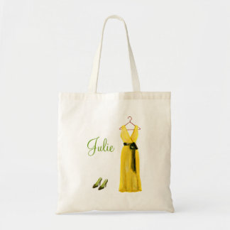 Gepersonaliseerd gele bruidsmeisje Tas