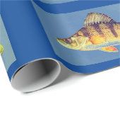 Gepersonaliseerd "Gele Perch"-opvulpapier Cadeaupapier (Rol Hoek)