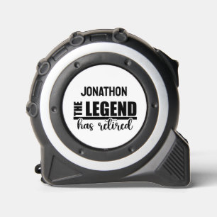 Gepersonaliseerd Gepensioneerd De Legende Rolmaat