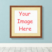 Gepersonaliseerd gepersonaliseerd ingelijst Voeg u Canvas Afdruk (Insitu (Houten vloer))