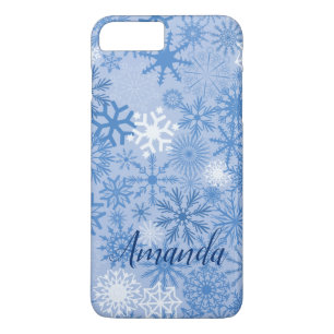 Gepersonaliseerd geweldig Snowflakes Patroon iPhone 8 Plus / 7 Plus Hoesje