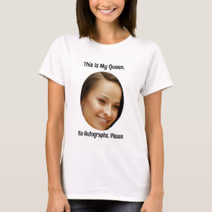 Gepersonaliseerd Gezicht Custom Foto Afbeelding Fu T-shirt