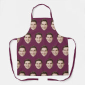 Gepersonaliseerd Gezicht Keuken Custom Afbeelding  Schort (Voorkant)