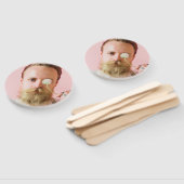 Gepersonaliseerd gezicht op een stopcontact met ba handwaaier (Niet-gemonteerd)