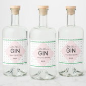 Gepersonaliseerd Gin Flessenetiket Likeurfles Etiket (Flessen)