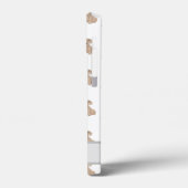 Gepersonaliseerd gladde rode dachshund Case-Mate iPhone case (Achterkant / Links)