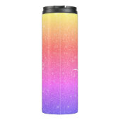gepersonaliseerd glitter en libellen thermosbeker (Achterkant)