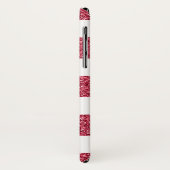 Gepersonaliseerd glittereffect Case-Mate iPhone case (Achterkant/links)