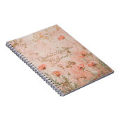 Gepersonaliseerd Gold Color Affirmation Journal Notitieboek (Rechterzijde)