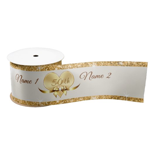 Gepersonaliseerd Golden Jubileum lint, 50 jaar Lint (Spoel)