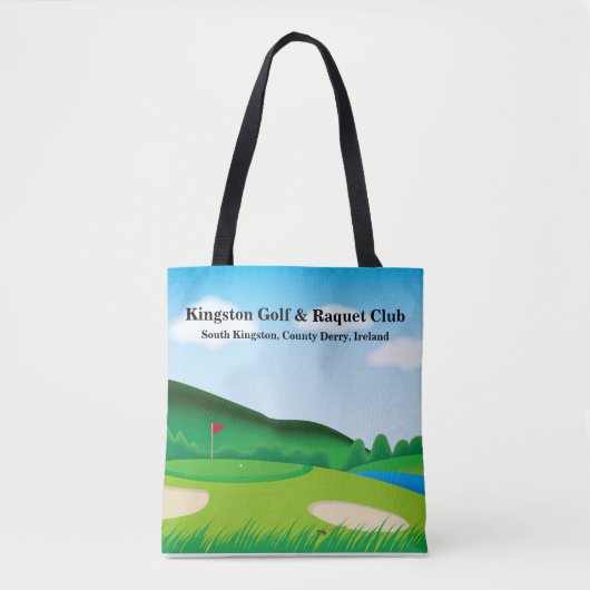 Gepersonaliseerd Golf Club/League Canvas tas (Voorkant)
