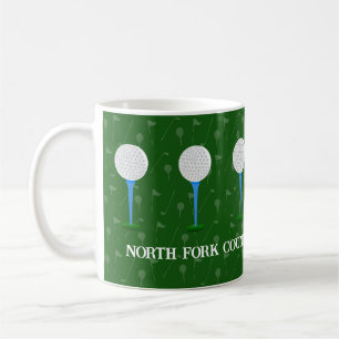 Gepersonaliseerd Golf Country Club Koffie Mok