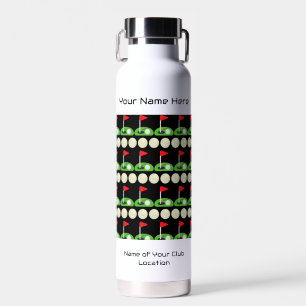 Gepersonaliseerd Golf Icon Water Fles