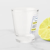 Gepersonaliseerd grappig recept shot glas (Links)